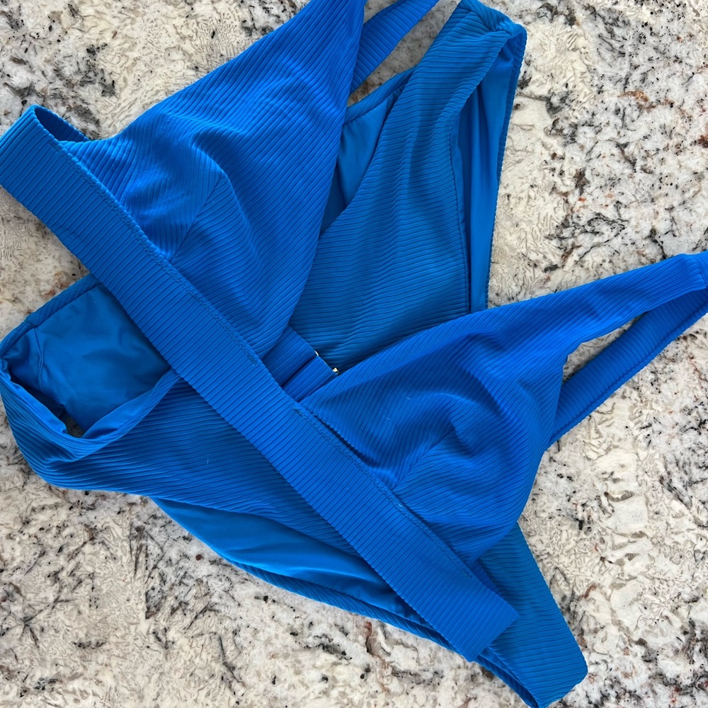 Bluebella Swim Suit Bikini Lucerne Plunge- top large/bottoms XL
